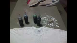 HOW TO MAKE A MARBLE PATTERN TYE DYE SHIRT [upl. by Petuu]