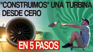 TURBINA de AVION ¿Cómo FUNCIONA EXPLICACIÓN sencilla  Tecnología Aeronáutica [upl. by Neeneg]