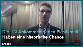 Moritz JägerRoschko zum UNAbkommen gegen Plastikmüll am 251124 [upl. by Loutitia571]