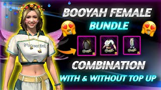 BOOYAH EVENT FEMALE BUNDLE COMBINATION 😍  FREEDOM SPRINTSTAR BUNDLE DRESS COMBINATION  NO TOP UP [upl. by Hyps]