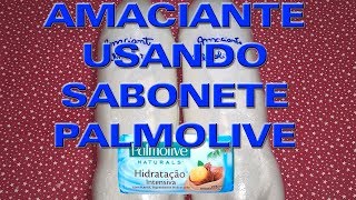 AMACIANTE CASEIRO PALMOLIVE COM POUCOS INGREDIENTES E MUITO FÁCIL [upl. by Gnok]