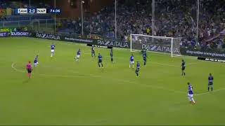 Quagliarella goal vs napoliABSOLUTE CRAZY [upl. by Llaccm]