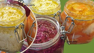 Légumes lactofermentés Thermomix الخضر المخمرة cheflallalatifa [upl. by Yenwat144]