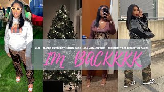 IM BACK  CLAFLIN UNIVERSITY HOMECOMING  ANA LUISA  MY CHRISTMAS TREE REVEAL [upl. by Odnuges]