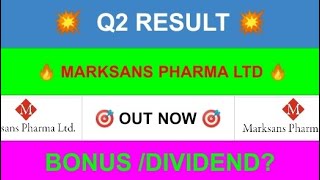 marksans pharma q2 resultsmarksans pharma share newsmarket results [upl. by Georgeta]