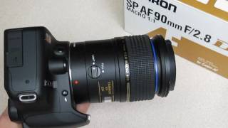 Tamron 90mm F28 Macro lens  Quick look [upl. by Epilif]