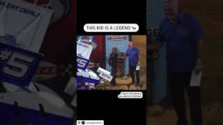 Child Race Car Driver Winner Does Talladega Nights Speech In Winning Interview NASCAR NOW [upl. by Shevlo]