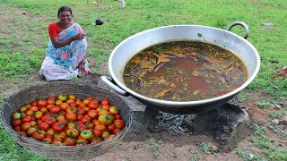 Tomato Rasam Recipe Prepared my mom  South Indian recipes  Village cooking  Side dish recipes [upl. by Kursh]