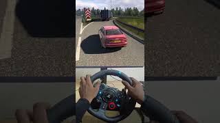 Smooth Drive  Audi A6 2020  Steering wheel gameplay  Euro Truck Simulator 2 [upl. by Seek202]