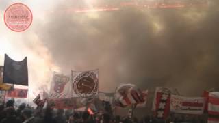 Ajax  Feyenoord  21  722016  Opkomst Pyro VAK410 en Tifos [upl. by Aihtniroc]