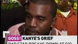 Kanye West breaks down and cries for mum at London gig [upl. by Nednal]