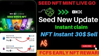 SEED Airdrop Mint NFT Using Okx wallet ।। Seed Birds NFT Update ।। Seed airdrop Mint NFT ।। Seed NFT [upl. by Assin]