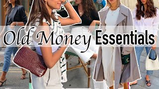 16 Old Money Clothing ESSENTIALS  Capsule Wardrobe for a Classic Style [upl. by Edan589]