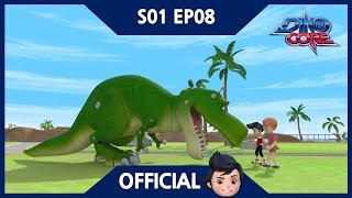 Official DinoCore  Rex falls in love with the Tyranno robot  Season 1 Episode 8 [upl. by Ahsikal980]