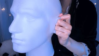 ASMR Brain Melting Ear Massage to Fall Asleep 😴 lotion oil cream vaseline SR3D dummy head耳マッサージ [upl. by Johnsson]