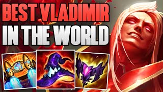 RANK 1 VLADIMIR IN THE WORLD SOLO CARRY IN CHALLENGER  CHALLENGER VLADIMIR MID GAMEPLAY  S13 [upl. by Constantin784]