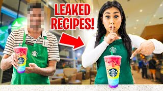 Making Starbucks LEAKED Recipes AT HOME MIND BLOWING [upl. by Dnomed]