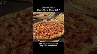 Watch Donatos pizzas explode with flavor No pizzas harmed just your cravings satisfied 🍕💥 [upl. by Idaline]