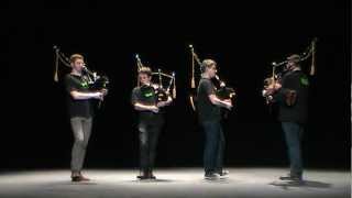 2012 Quatuor Bagad Moulin Vert Concours cornemuse Kemper [upl. by Tiphani13]