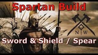 Spartan Build  SnSSpear  New World PvP Montage [upl. by Alcot]