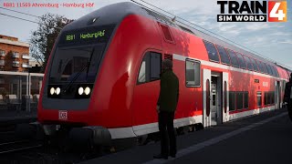 RB81 11569 Ahrensburg  Hamburg Hbf  Hauptstrecke HamburgLübeck  BR 7662  Train Sim World 4 [upl. by Awad]