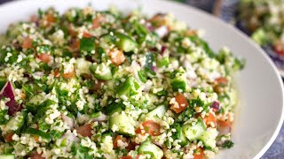 How to Make Tabbouleh Salad Easy Lebanese Recipe [upl. by Svoboda]