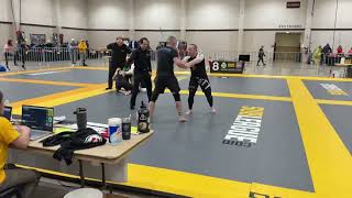 Quick guillotine finish bjj jiujitsu whitebelt nogi [upl. by Oranneg]