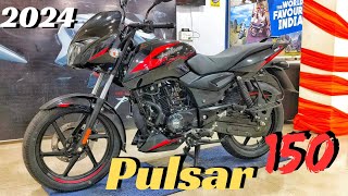 Bajaj Pulsar 150 new model 2024 Bs7 OBD2Fi New on road price average detailed review pulsar bike [upl. by Batsheva685]