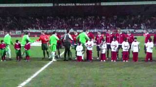 Hymn Polski przed meczem Polska  Bułgaria 20 03032010 [upl. by Noillimaxam143]