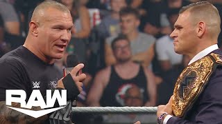 New Champion Gunther Accepts Randy Ortons Challenge  WWE Raw Highlights 8524  WWE on USA [upl. by Gardell]