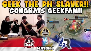 W Wan High Max  THE REAL COUNTER PH JUARA M3 amp MSC DIBABAT ABIS  GEEK vs RSG Match 3 [upl. by Eked373]