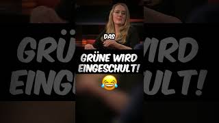 Grüne wird EINGESCHULT 😂 afd shorts [upl. by Etterrag]