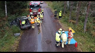 Tilanteenomainen yhteisharjoitus Rautjärven VPK ja Tainionkosken VPK [upl. by Risteau]