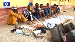 Police Arrest Suspected Ritualists In Ogun After Killing Lady [upl. by Alexandro]