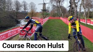 Course Recon Uci Cyclocross WorldCup Hulst 2023 [upl. by Mun]