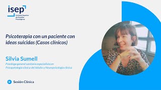 Psicoterapia con un paciente con ideas suicidas Casos clínicos en psicoterapia [upl. by Nedarb247]