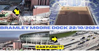 NEW EFC Stadium Bramley Moore Dock 22102024 [upl. by Ahsenrac]