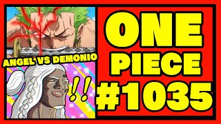 ÉPICO BATALLA LEGENDARIA UN DEMONIO Y UN PAPUCHO  ONE PIECE 1035  Review y Análisis [upl. by Reffinnej]