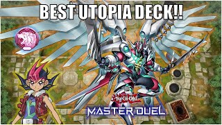 1 God Tier Utopia Deck  Crushing Meta  YuGiOh Master Duel [upl. by Lura]