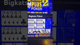 5 card Plus 2 New game seven card straight flush bigkatspoker poker IGT [upl. by Magbie]