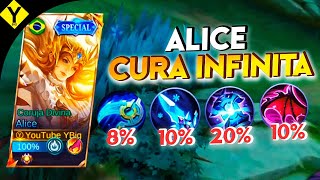 BUILD FULL VAMPIRISMO NA ALICE  Alice Gameplay  Mobile Legends [upl. by Ettezoj721]