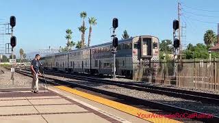 Railfanning Fullerton 101824 ft Hornshows BNSF 6075 and more [upl. by Chafee]