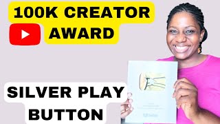 Unboxing 100K Subs Creator Award Youtube Silver Play Button [upl. by Cicenia]