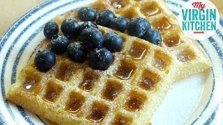 HOMEMADE BELGIAN WAFFLES RECIPE [upl. by Hugibert]