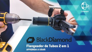 Como Usar o Flangeador 2 em 1 Black Diamond com função Manual e parafusadeira [upl. by Eimam505]