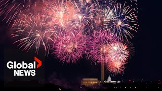 4th of July Washingtons annual Independence Day Fireworks display at National Mall  FULL [upl. by Beatrisa448]