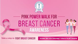 JMT Pink power walk  for Breast Cancer awareness [upl. by Nodarb244]