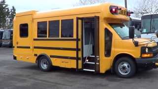 Northwest Bus Sales  NEW 2014 Chevrolet Starcraft Quest Type A Wheelchair School Bus  B13122 [upl. by Aliab]