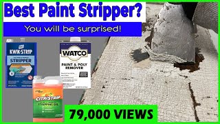 Testing Paint StrippersRemovers Kwik Strip vs Watco vs Citristrip The Results May Surprise You [upl. by Stoops282]