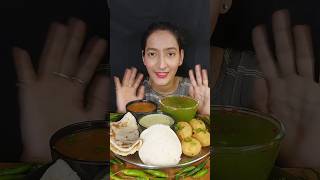 PANI PURI EATING IDLI amp DOSA EATING CHALLENGE youtubeshorts ytshorts viral trending shorts [upl. by Elleinaj]